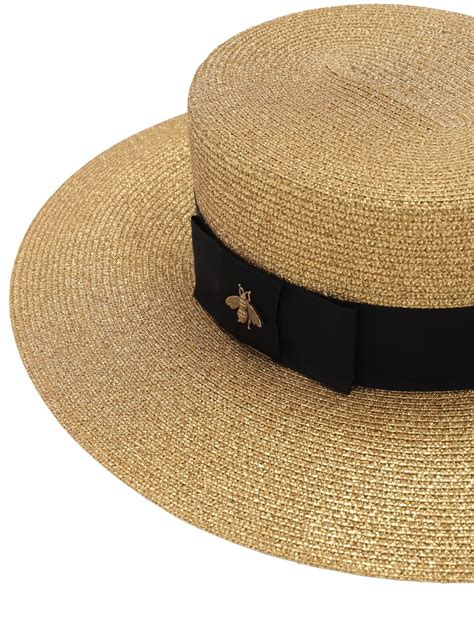 gucci strohhut|gucci glittered straw hat.